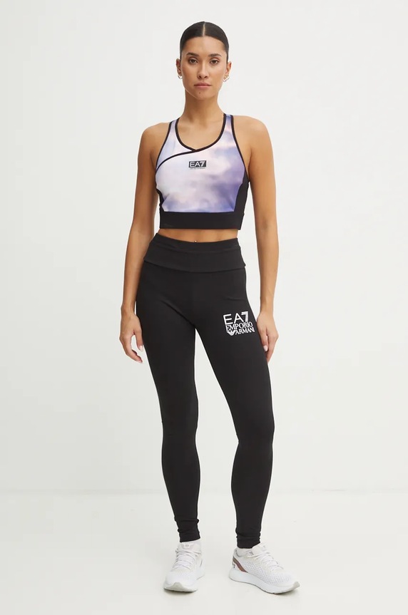 Спортен сутиен EA7 Emporio Armani TJVXZ.6DTH55.2702 черен AW24