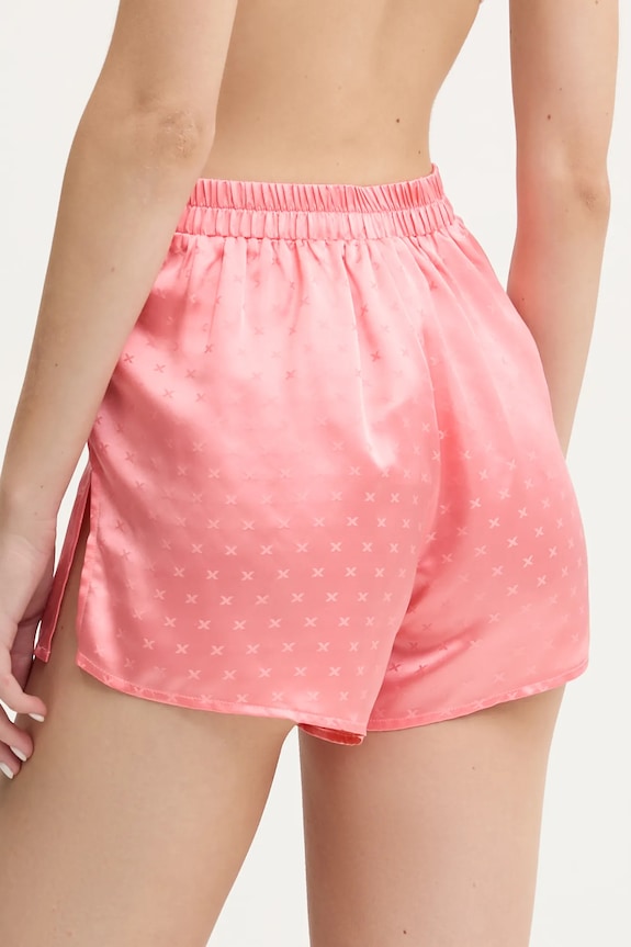 Chantelle pantaloni scurți de pijama de mătase C017E5 roz SS25