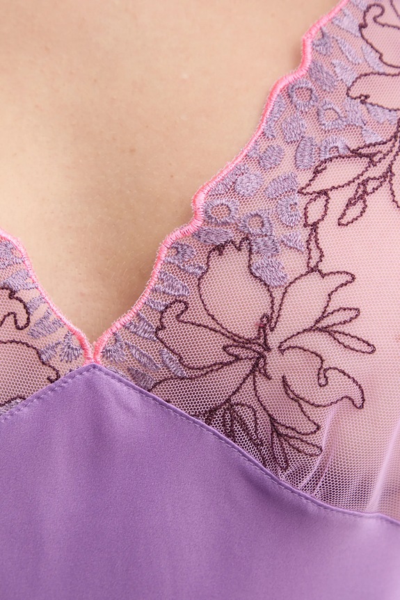 Нощница Chantelle C22FW5 виолетов