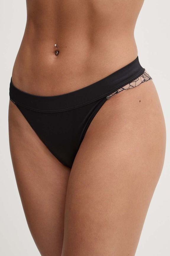 Chantelle figi dzianina czarny C22DG0