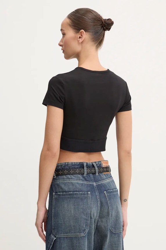 Ρούχα Μπλουζάκι Diesel UFSB-COTTON-RACE-BRALETTE A14593.0HMAU μαύρο