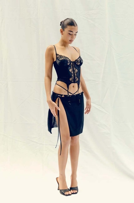 Κορσές GOD SAVE QUEENS SCARLETT CORSET GSQ.54.170