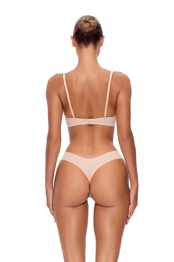 Odzież GOD SAVE QUEENS brazyliany SECOND SKIN PANTY BRAZILIAN GSQ.135.125 beżowy