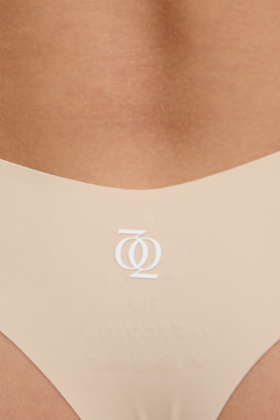 Ρούχα GOD SAVE QUEENS μπραζίλ γυναικεία SECOND SKIN PANTY CHEEKY GSQ.135.121 μπεζ