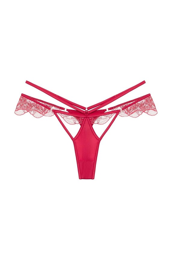 Îmbrăcăminte GOD SAVE QUEENS tanga SCARLETT THONG GSQ.54.122 rosu