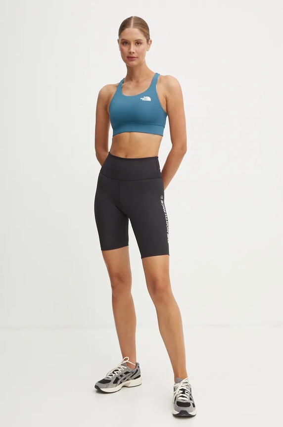 Odzież The North Face biustonosz sportowy dwustronny Flex Reversible NF0A886Q7OD1 turkusowy