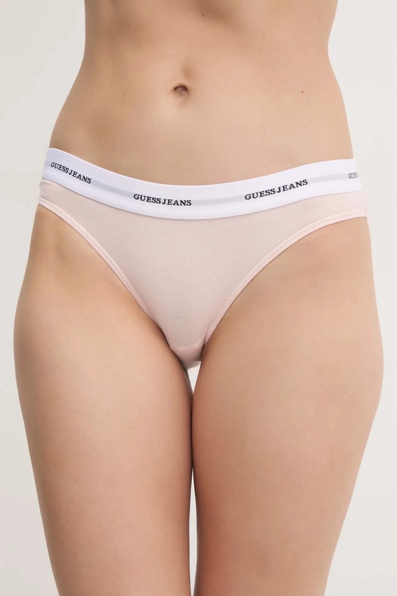 Труси Guess Jeans трикотаж рожевий W4BZ30.KBBU1