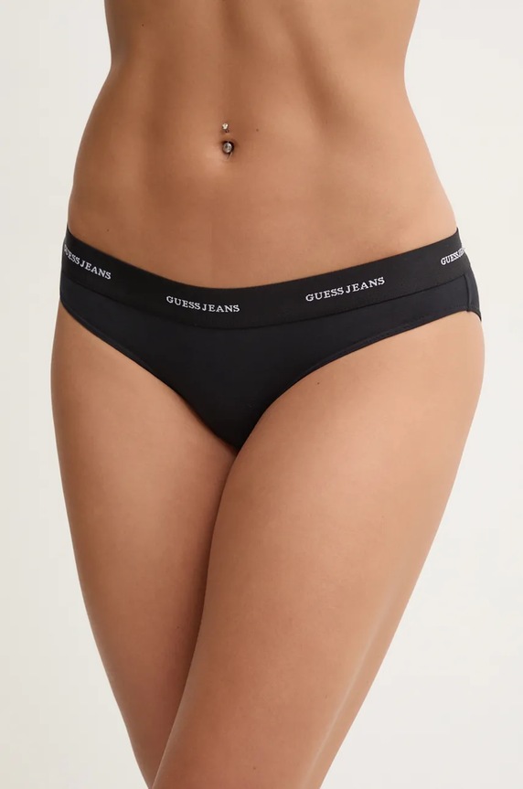 Трусы Guess Jeans трикотаж чёрный W4BZ30.KBBU1