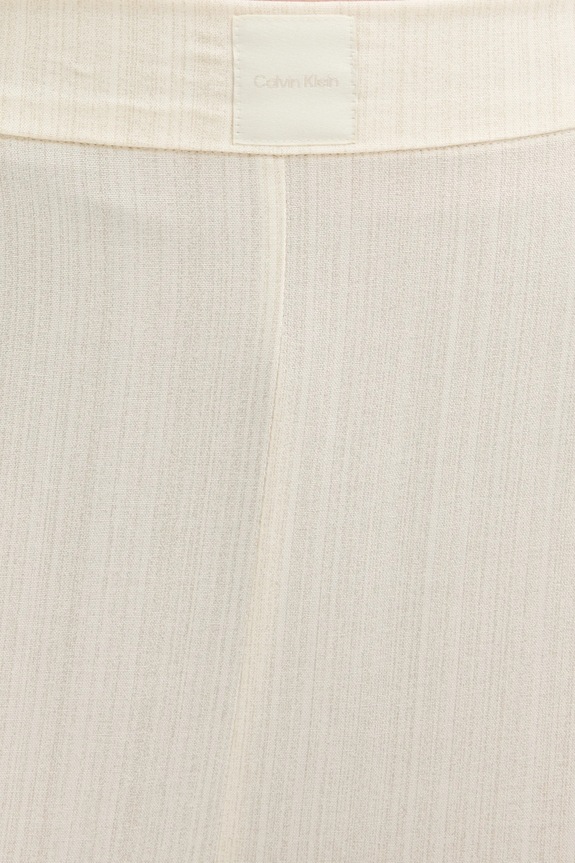 Pyžamové nohavice Calvin Klein Underwear béžová 000QS7257E