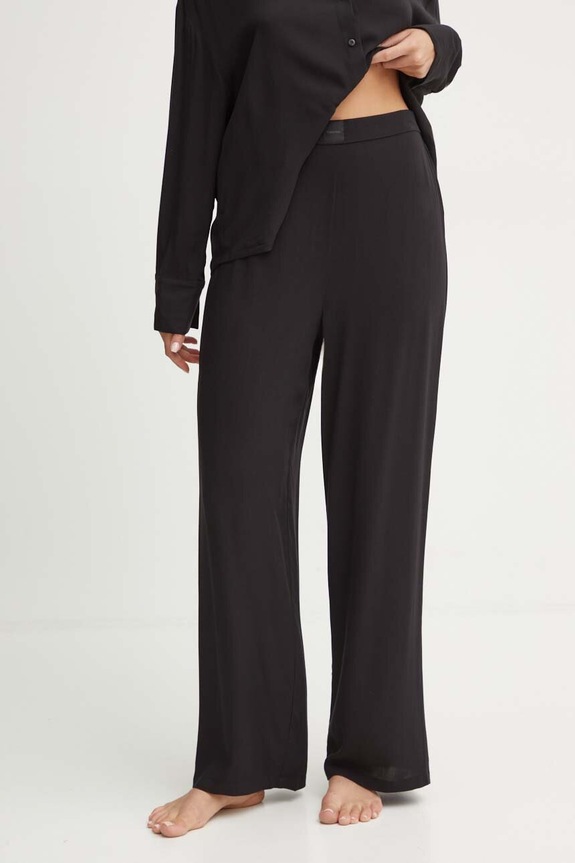Παντελόνι πιτζάμας Calvin Klein Underwear ύφασμα μαύρο 000QS7257E