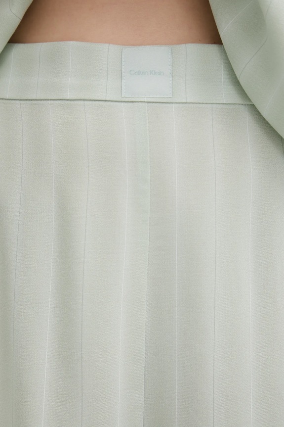 Calvin Klein Underwear rövid pizsama zöld 000QS7258E