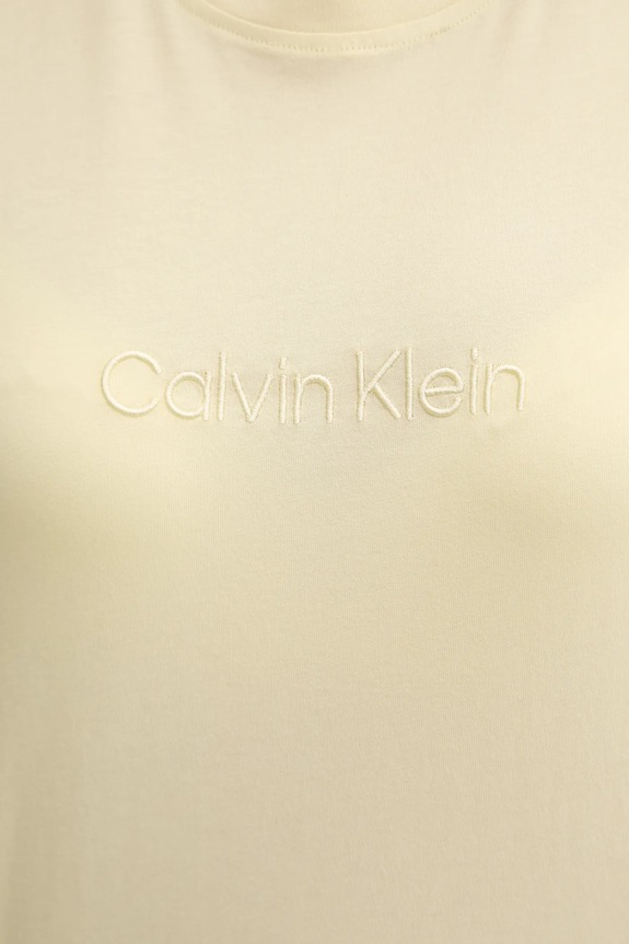 Βαμβακερό lounge t-shirt Calvin Klein Underwear κίτρινο 000QS7328E