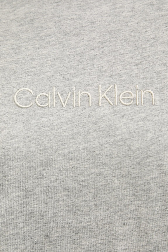 Bavlnené elegantné tričko Calvin Klein Underwear sivá 000QS7328E