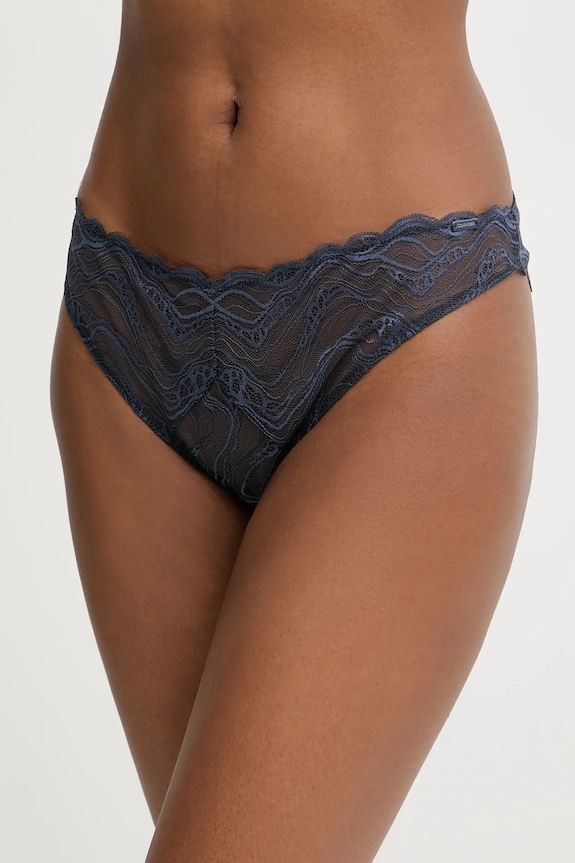 Calvin Klein Underwear chiloți figi bleumarin 000QF7927E