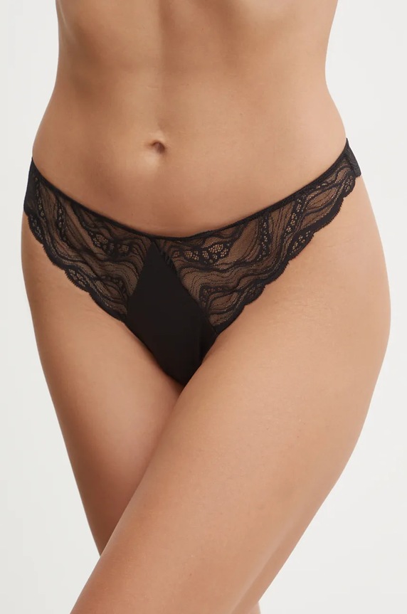 Tanga Calvin Klein Underwear tanga černá 000QF8093E