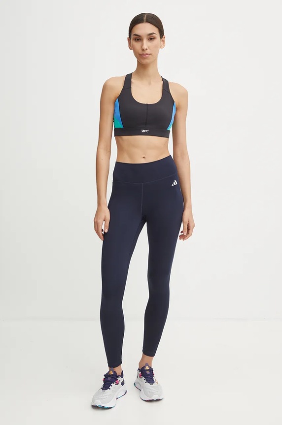 Reebok sutien sport Lux Colourblock 100205636 negru AW24