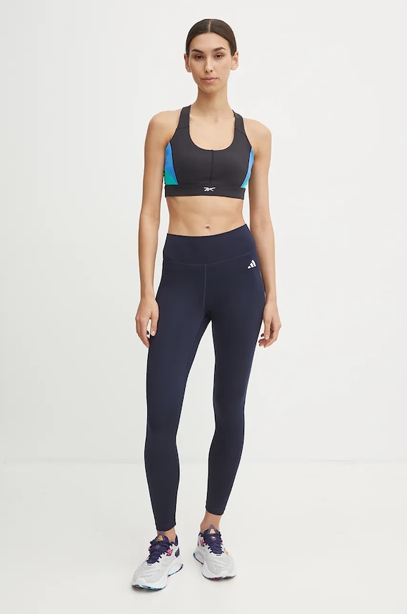 Reebok sutien sport Lux Colourblock 100205636 negru AW24