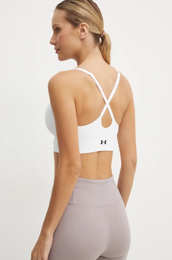 Ρούχα Under Armour αθλητικό σουτιέν Vanish Seamless 1384417 λευκό