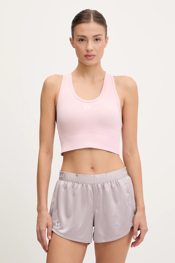 Αθλητικό σουτιέν Under Armour Vanish Seamless χωρίς μεταλλικές μπανέλες ροζ 1384419