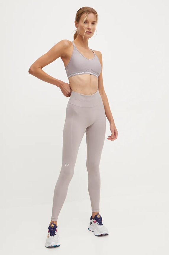 Under Armour biustonosz sportowy Crossback 1386424 szary SS26