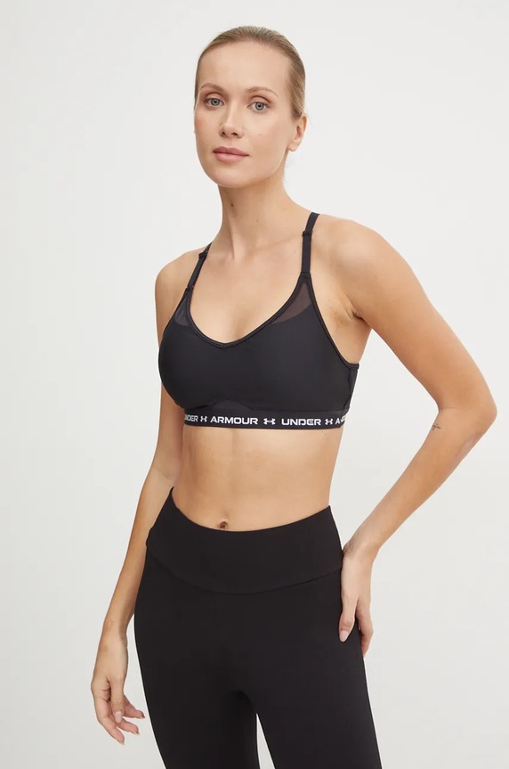 Under Armour biustonosz sportowy Crossback czarny 1386424