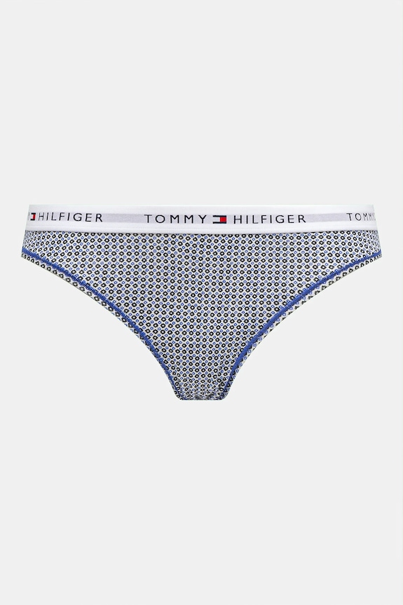 Odzież Tommy Hilfiger figi damskie bawełniane z elastanem 3-pack UW0UW05529 biały