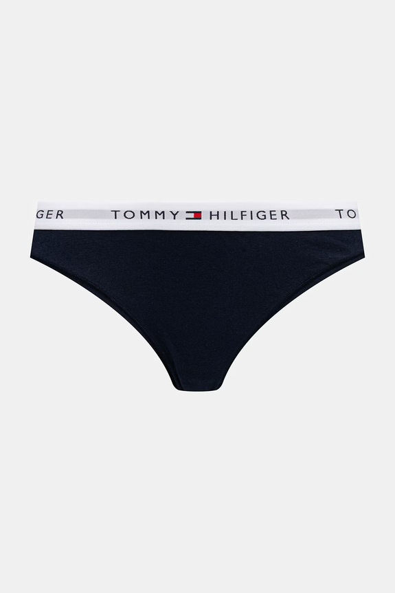 Tommy Hilfiger gaćice ženske od pamuka s elastanom 3-pack mornarsko plava UW0UW05529