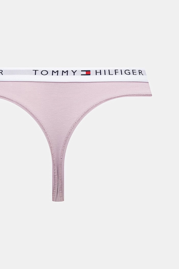 Tommy Hilfiger tanga dámské 3-pack UW0UW05530 růžová