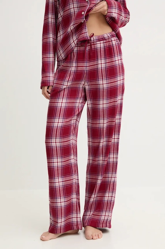 Πιτζάμα Tommy Hilfiger μπορντό UW0UW05546