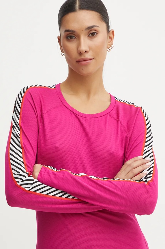 Дрехи Функционална блуза с дълги ръкави Helly Hansen Lifa Active 49413 розов