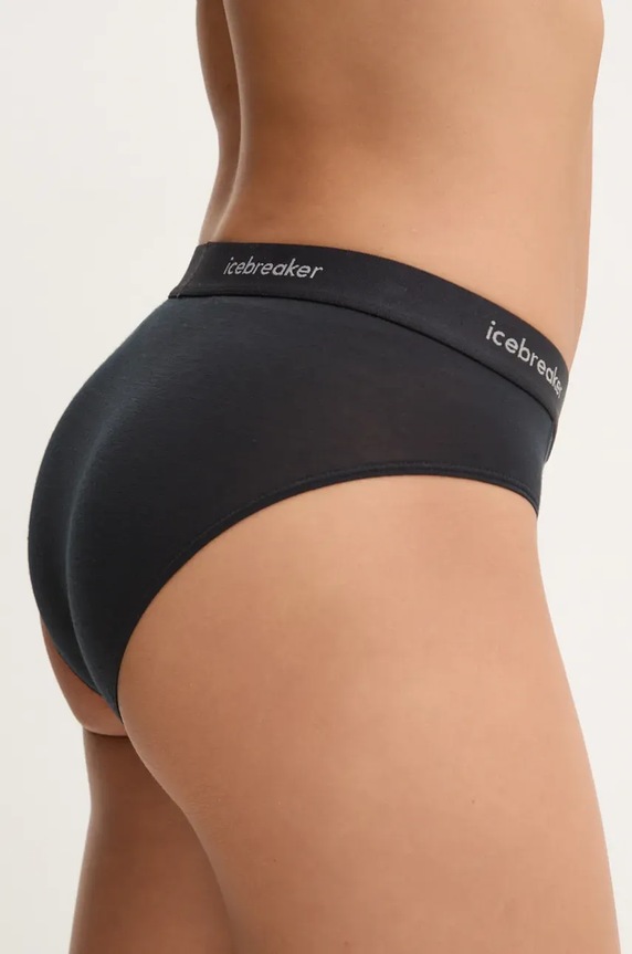 Funkcionalno donje rublje Icebreaker Merino Blend 125 Cool-Lite Sprite Hipster IB0A57250011 crna SS25