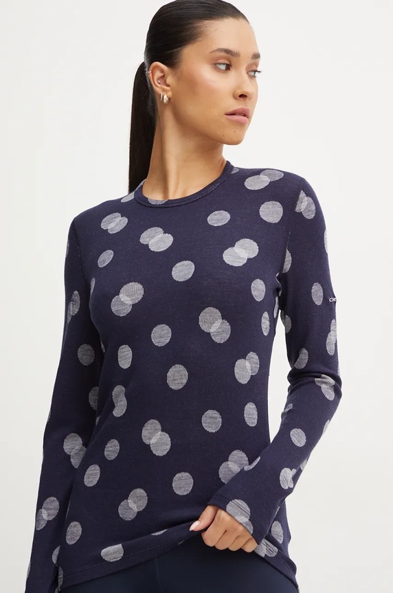 Icebreaker longsleeve funkcyjny Merino 260 Vertex Planet friendly granatowy IB0A574L2591
