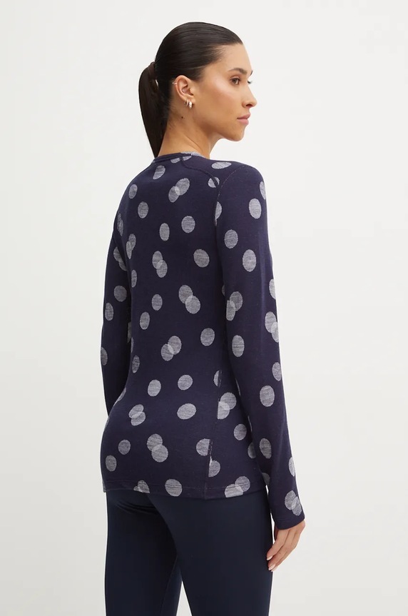 Icebreaker longsleeve funkcyjny Merino 260 Vertex IB0A574L2591 granatowy AW24