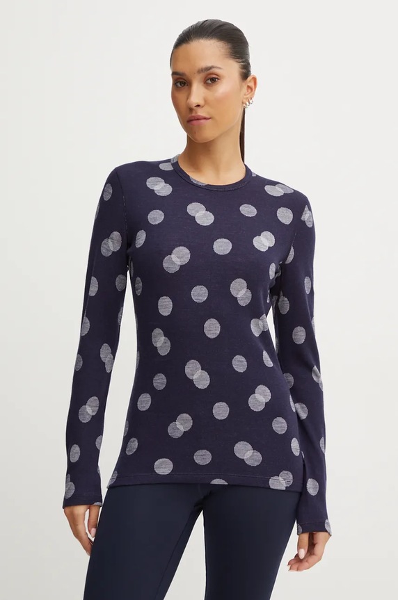 Odzież Icebreaker longsleeve funkcyjny Merino 260 Vertex IB0A574L2591 granatowy