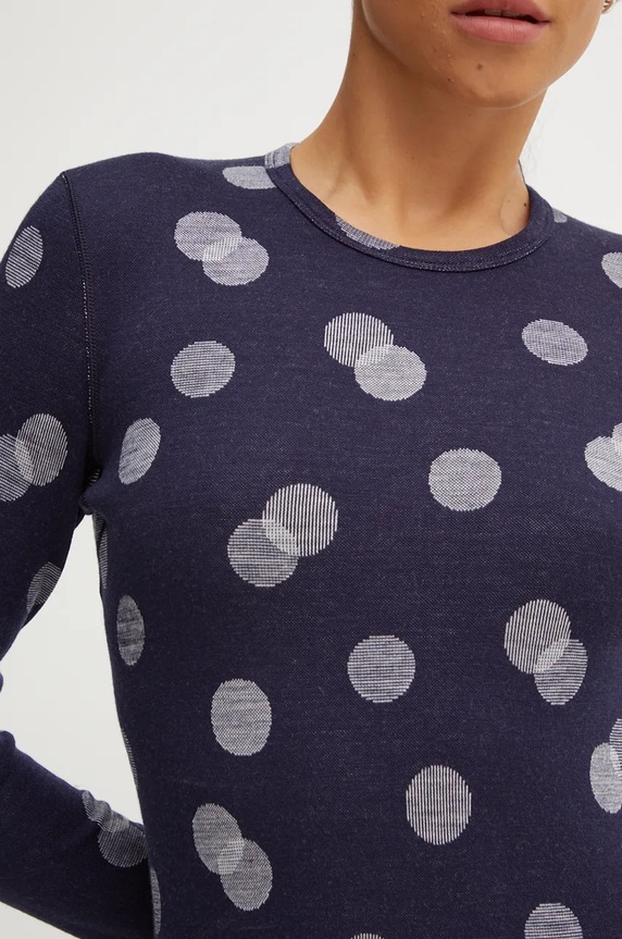 Icebreaker longsleeve funkcyjny Merino 260 Vertex granatowy IB0A574L2591