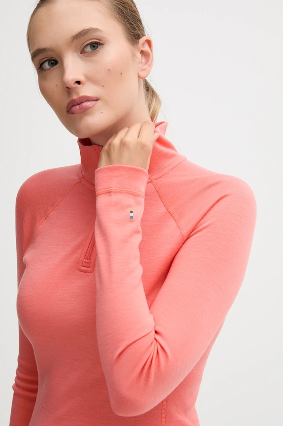 Odzież Smartwool longsleeve funkcyjny SW002829 pomarańczowy