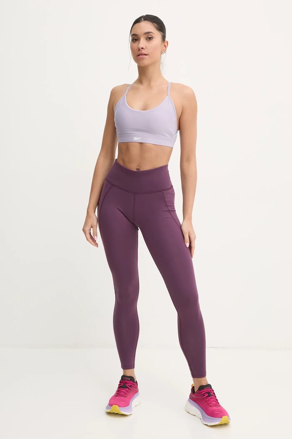 Športová podprsenka Reebok LUX Collection 100206204 fialová AW24
