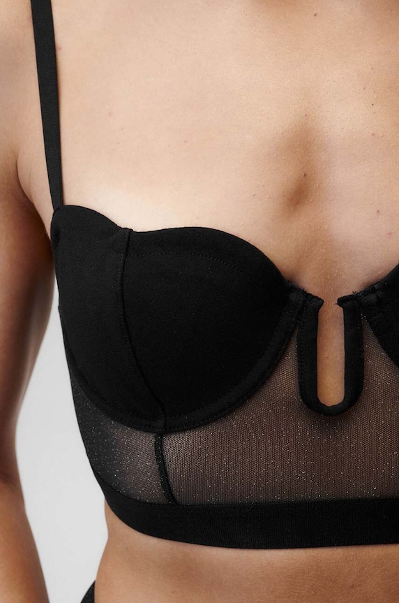 Σουτιέν Undress Code Enchanting Bra 729 μαύρο AW25