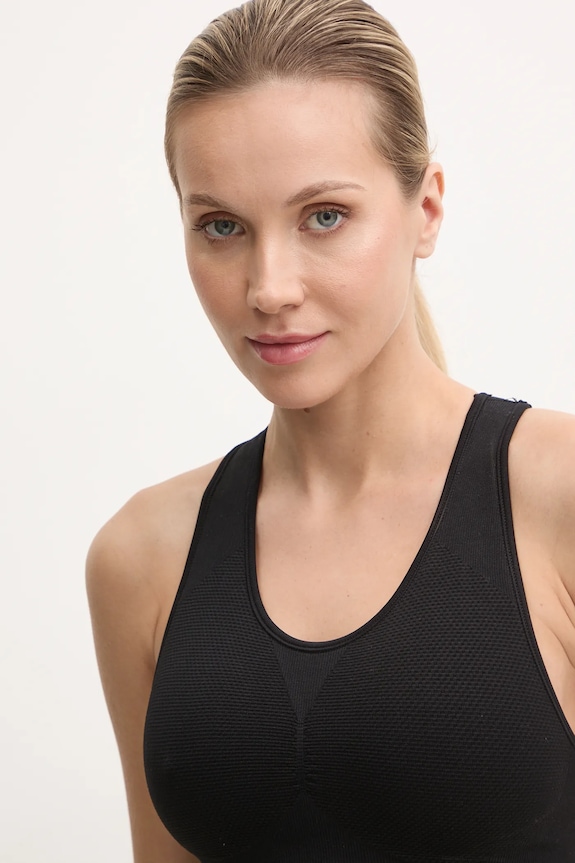 Casall sportmelltartó jógázáshoz Seamless Soft fekete 24191