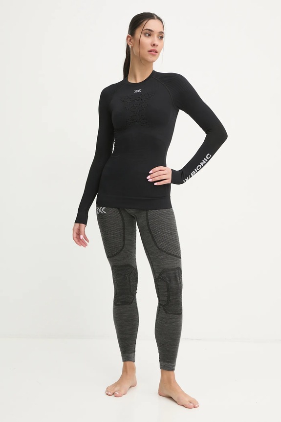 Funkční legíny X-Bionic Symbio Merino XM.YPP2W24W šedá AW25