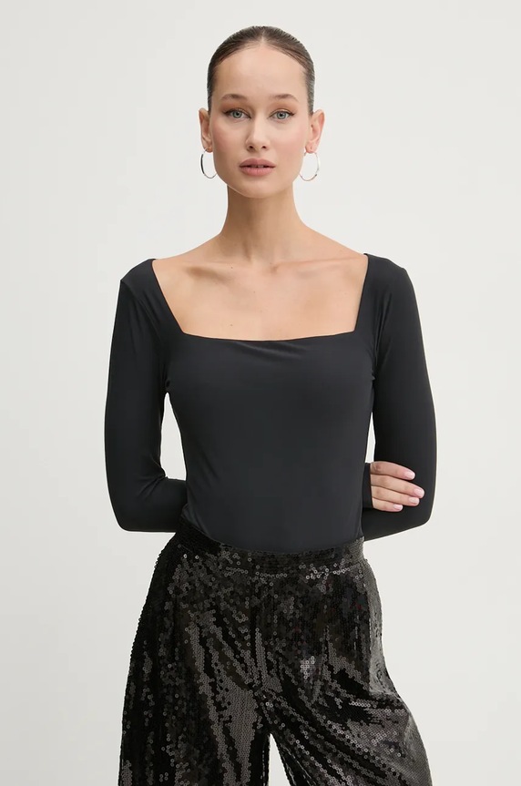 Body Abercrombie & Fitch štvorcový čierna KI139.4632.900