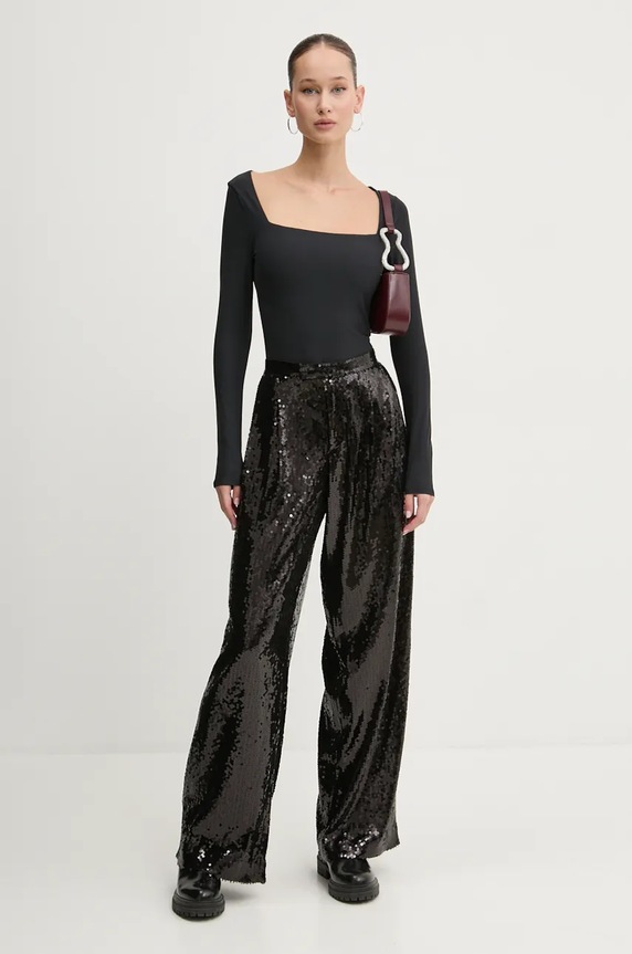 Body Abercrombie & Fitch KI139.4632.900 čierna AW24