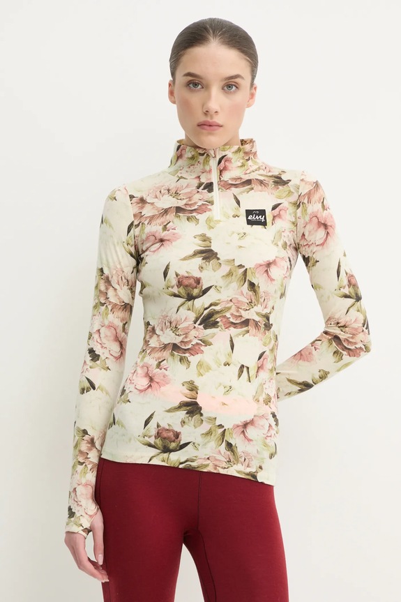 Функциональный лонгслив Eivy Journey Wool зимний спорт зелёный A00387006
