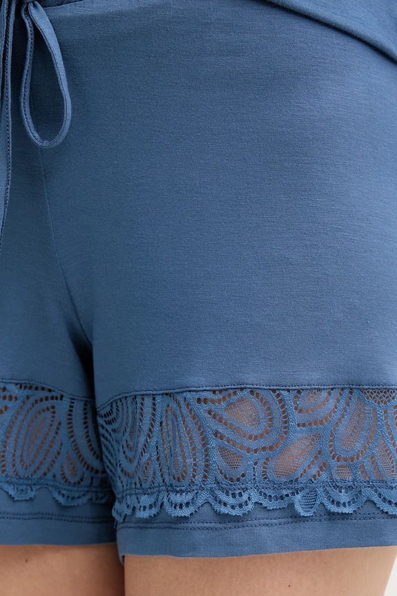 Chantelle pantaloncini da pigiama FEMILET blu FNAKE5