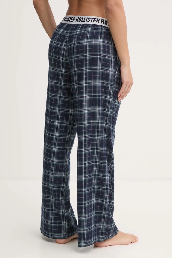 Hollister Co. spodnie piżamowe KI346.4062.207 granatowy AW24