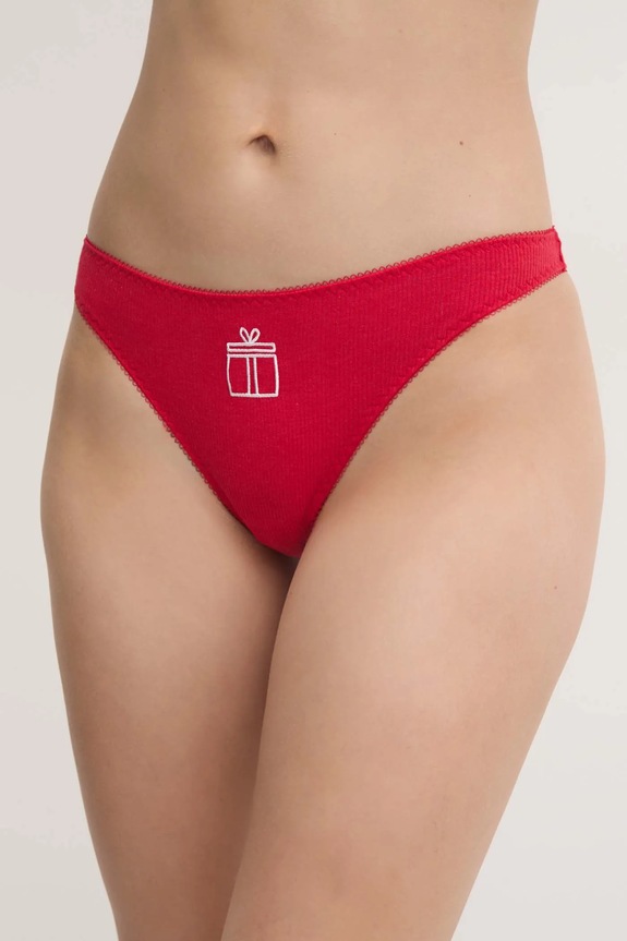 United Colors of Benetton brazyliany dzianina czerwony 37AH1S02H