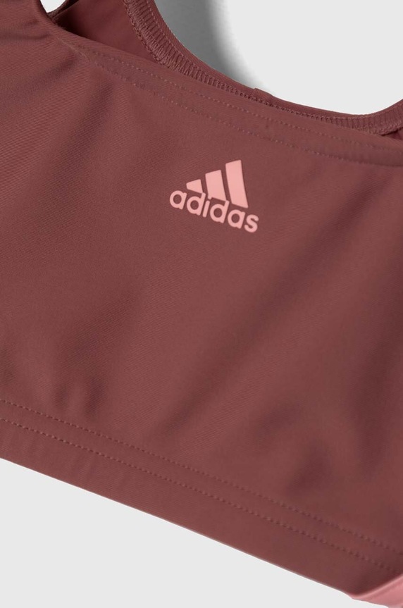 DÍVKA Dvoudílné dětské plavky adidas Performance 3S BIKINI IY5069 růžová