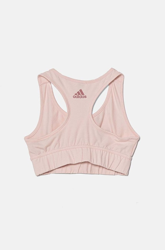 Dziewczynka adidas biustonosz dziecięcy SPORTY STREET JF8749 różowy