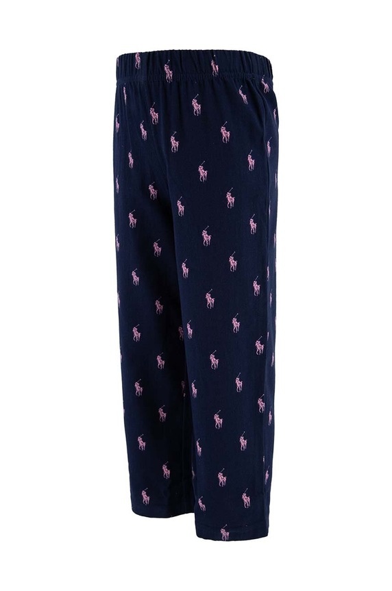 Polo Ralph Lauren gyerek pamut pizsama sötétkék 3P0150