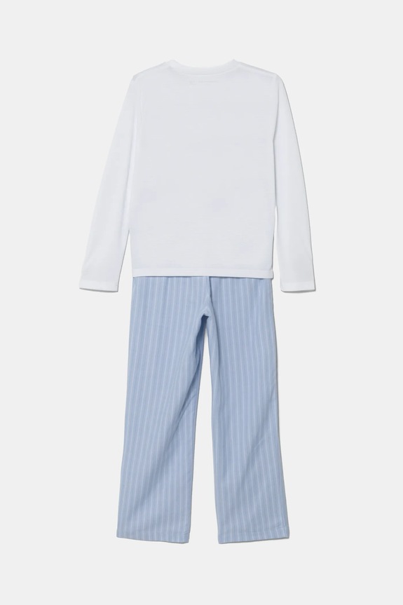 Παιδική πιτζάμα Abercrombie & Fitch KI246.4007 λευκό AW24